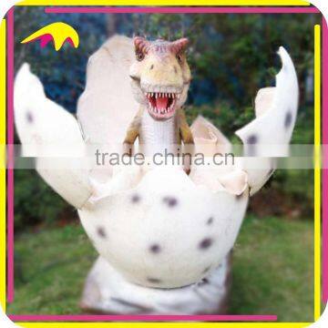 KANO6029 New Born Attractive Fiberglass Dinosaur Hatching Egg