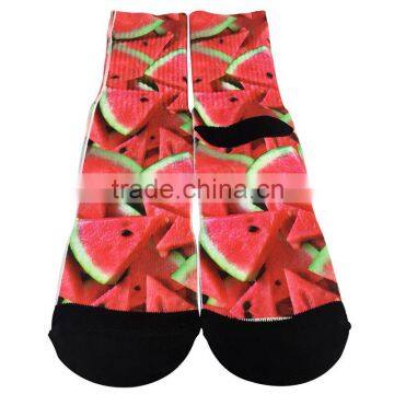 GSP-108 New Fashion Style High Quality Printed Fruits Unisex Sublimation Socks
