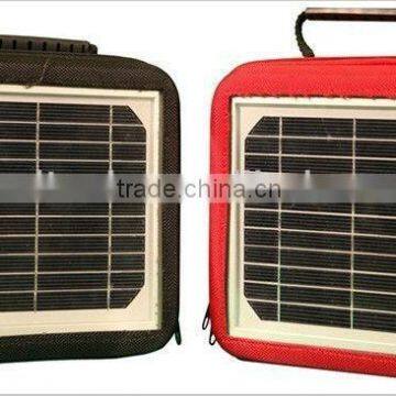 Portable solar lantern for emergency power