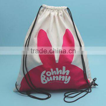 Customized canvas Bag/ Cotton Canvas Bag/ canvas Gym Sack Drawstring Bag