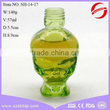 Skull Shape Perfume Glass Bottle Wholesale photo-3