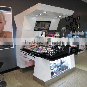 Customized high end sales cosmetic counter design