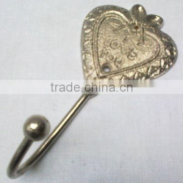 Cast Iron Hooks for clothes with Nickel Plated