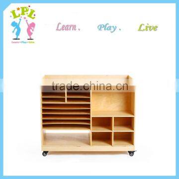 Wholesale Hot Selling High Quality Solid Wood Storage Cabinet Daycare Kindergarten Classroom Furniture photo-6