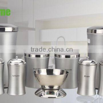 high quality china factory unique kitchen storage canister sets