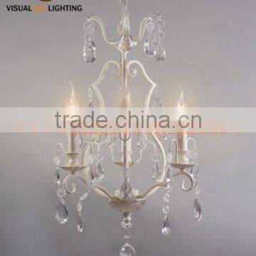 French Style Chandelier Lighting IC4047-3CBW Chandelier Light Ceiling Lighting Pendant Lamp