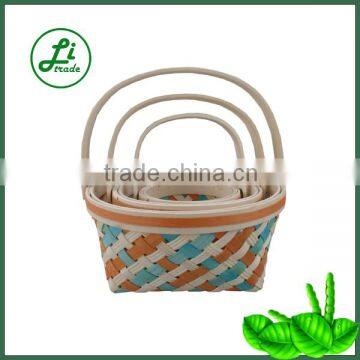 high quality wooden holiday gift basket