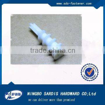 Nylon hammer drive Anchor with Nail Screw