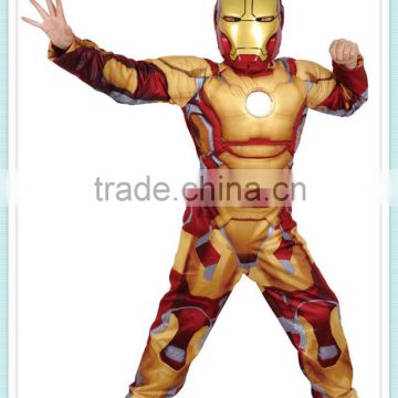 The avengers movie costume cosplay halloween iron man costume the avengers Iron man costume with musle .stretchy party clothes