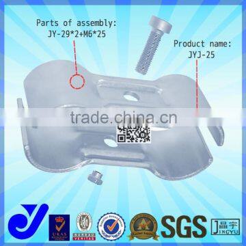 JYJ-25|Hdpe pipe fitting|Metal clamp|Rectangular lean tube