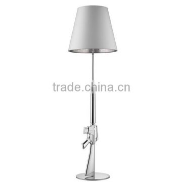 Italy Design Silver Gun Floor Lamp / Light For Hotel Home Decorative