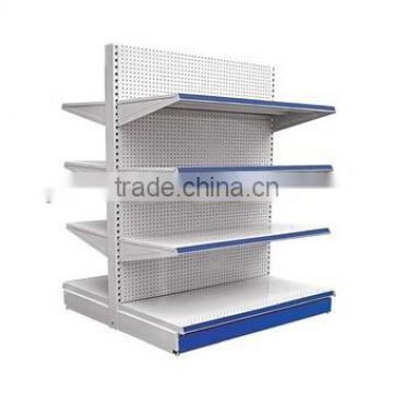 Back Board Double-sided Supermarket Shelf Equipment Store Display Metal Gondola Rack