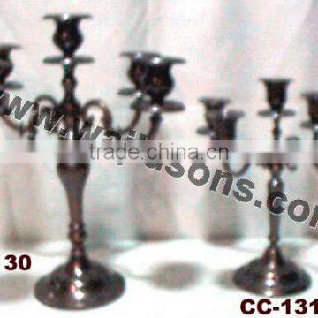 Black Candle Holder For Wedding Decoration