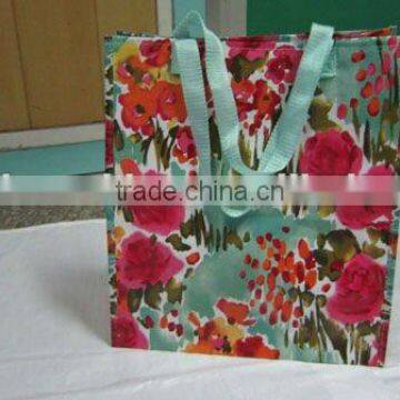 Laminated fabric promotional gift bags laminated non woven shopping bag, Pp Non Woven Bag,Non Woven Shopping bagPp Non-woven Bag