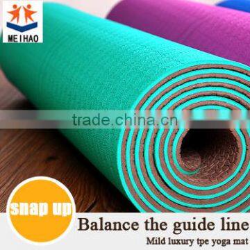 bamboo custom printed tpe yoga mat