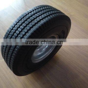 10inch flat free replacement wheel for Hand truck 4.10/3.50-4