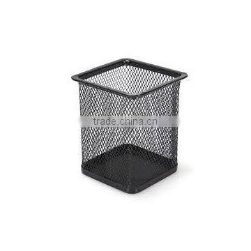 Stainless steel wire mesh pencil cup