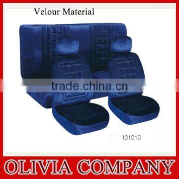 colourfull velour car seat cover