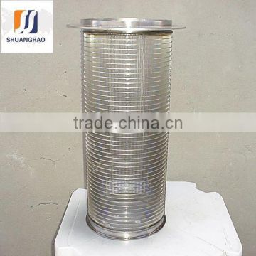 Chinese stainless steel wedge wire mesh filter for water treatment