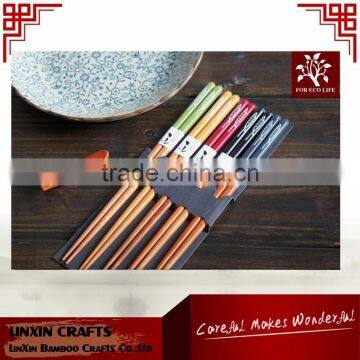 Japanese reusable wood chopstick wholesales cheap wood chopstick made in china Japanese style