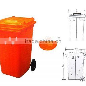240L Plastic Trash Bin With Wheel photo-5