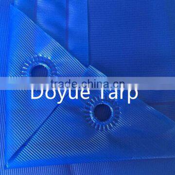 China supplier waterproof cross laminatede reinforced plastic eyelets tarpaulin for pool cover