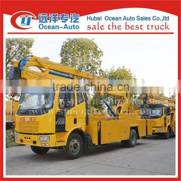 Driving Type 4x2 FAW 20 Meters Aerial Platform Working Truck for Sale photo-3