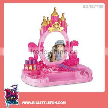 Dressing table toy Plastic toy makeup mirror set