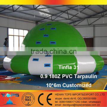 Inflatable Saturn Water Park Tinfla 31 in PVC Tarpaulin Materials Gyro Spinning Top photo-2