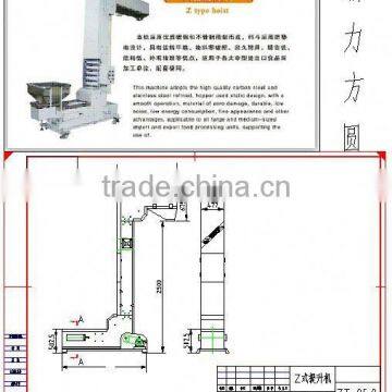 Belt Chain Transmission Vertical z Type Bucket Conbeyor Elevator