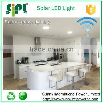 Radar Motion Sensor Included 15 Watt Solar Panel Powered Day & Night LED Downlight photo-4