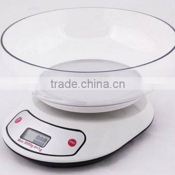 Plastic 5kg/1g Electronic kitchen scale