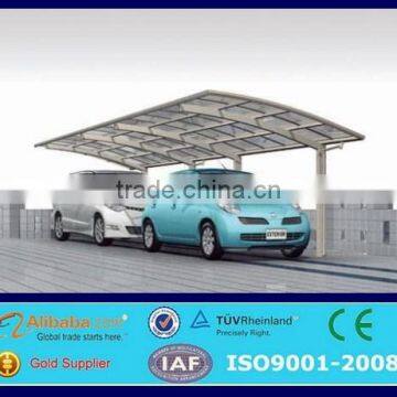 Low Cost Good Transparency Prefabricated PVC Car Shed/canopy/carport photo-4