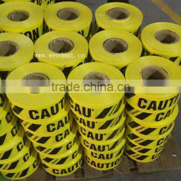 Yellow Or other Customized PE Woven Caution Fabric Tape