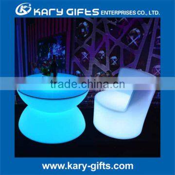 Modern Used Rechargeable pe Plastic Material Led Bar Stool Bar Chair photo-4