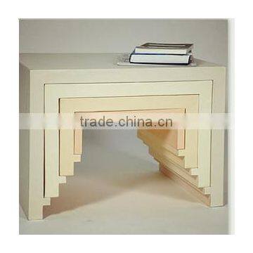Creative Wooden Stacking Nesting Tables