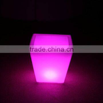 Led Square Flower Pot/Fashionable Rechargable Led Flower Pot/Large Led Flower Pot photo-2