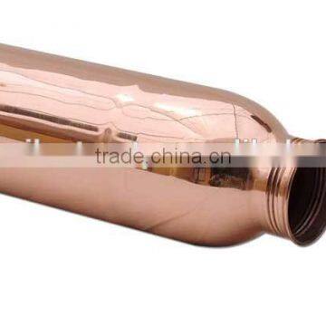 Handmade Pure Copper YOGA Thermos Design Water Bottle 600 and 900 ml - For Health Yoga Ayurveda photo-3