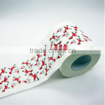 Christmas Santa Printed Toilet Tissue Roll