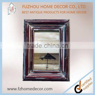 2017 Antique Finished Solid Wood Photo Frames Distressed With Colourful Painting photo-4
