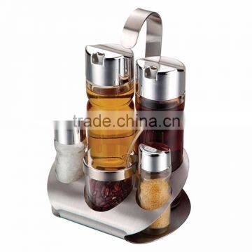 4PCS Condiment Sets/Glass Cruet Set /Oil and Vinegar Cruet Set photo-5