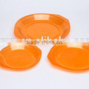 9 inch/7 inch/6 inch plastic fruit plate dish tray hot sale