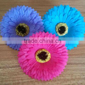 fabric flower head artificial flower head silk flower head