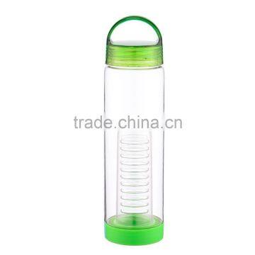 BPA Free Proof Tritan Fruit Infuser Sports Water Bottle With Easy Carrying Handle(Multiple Colors) photo-3