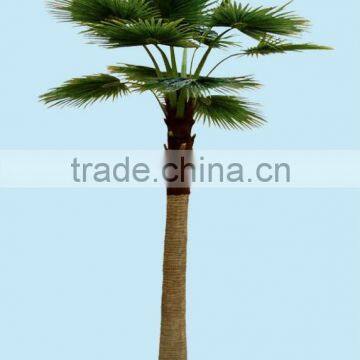 Home Garden Edging Decorative 5ft to 16ft Height Outdoor Artificial Green Plastic Palm Trees EDS06 0820 photo-4