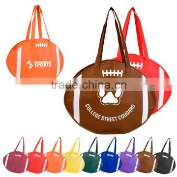 Rugby shape shopping bag