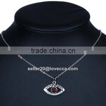 S925 Sterling Silver Evil Eye Natural Drusy Agate Crystal Quartz Geode Druzy Pendant photo-4