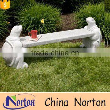 Stone turtle animal marble garden bench NTMF-B235A