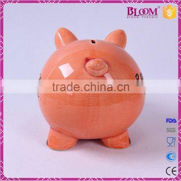 Factory Direct Sale Unique Pig Ceramic Money Box photo-3