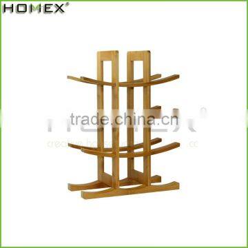 Modern Design Hot Sale Bamboo Tree Wine Rack for Display/Homex_Factory photo-2